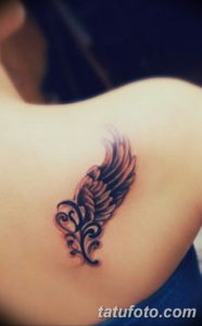 Фото красивые тату крылья 12.08.2019 №002 - beautiful tattoo wings - tatufoto.com