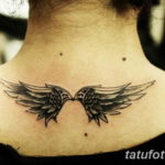 Фото красивые тату крылья 12.08.2019 №004 - beautiful tattoo wings - tatufoto.com