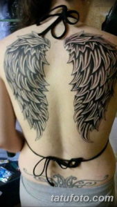 Фото красивые тату крылья 12.08.2019 №005 - beautiful tattoo wings - tatufoto.com