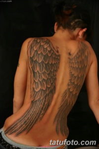 Фото красивые тату крылья 12.08.2019 №007 - beautiful tattoo wings - tatufoto.com