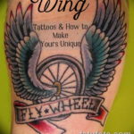 Фото красивые тату крылья 12.08.2019 №012 - beautiful tattoo wings - tatufoto.com