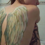 Фото красивые тату крылья 12.08.2019 №016 - beautiful tattoo wings - tatufoto.com