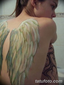 Фото красивые тату крылья 12.08.2019 №016 - beautiful tattoo wings - tatufoto.com