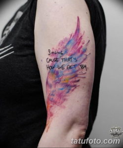 Фото красивые тату крылья 12.08.2019 №018 - beautiful tattoo wings - tatufoto.com
