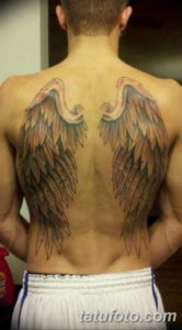 Фото красивые тату крылья 12.08.2019 №032 - beautiful tattoo wings - tatufoto.com
