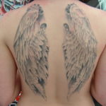 Фото красивые тату крылья 12.08.2019 №041 - beautiful tattoo wings - tatufoto.com