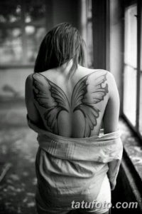 Фото красивые тату крылья 12.08.2019 №042 - beautiful tattoo wings - tatufoto.com