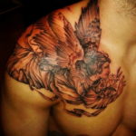 Фото красивые тату крылья 12.08.2019 №048 - beautiful tattoo wings - tatufoto.com