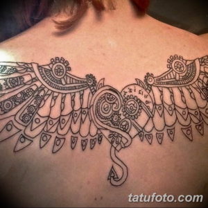 Фото красивые тату крылья 12.08.2019 №050 - beautiful tattoo wings - tatufoto.com