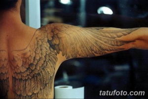 Фото красивые тату крылья 12.08.2019 №052 - beautiful tattoo wings - tatufoto.com