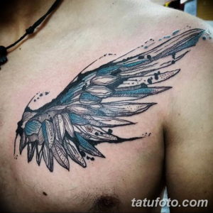 Фото красивые тату крылья 12.08.2019 №064 - beautiful tattoo wings - tatufoto.com