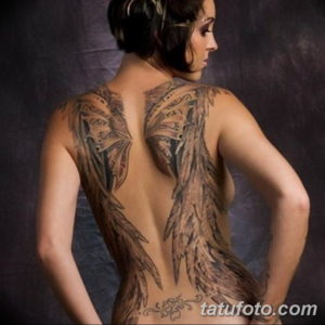 Фото красивые тату крылья 12.08.2019 №065 - beautiful tattoo wings - tatufoto.com