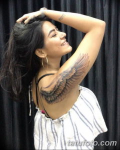 Фото красивые тату крылья 12.08.2019 №073 - beautiful tattoo wings - tatufoto.com