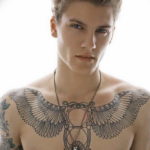 Фото красивые тату крылья 12.08.2019 №074 - beautiful tattoo wings - tatufoto.com