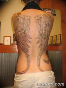 Фото красивые тату крылья 12.08.2019 №078 - beautiful tattoo wings - tatufoto.com