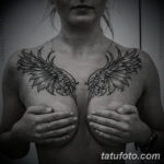 Фото красивые тату крылья 12.08.2019 №085 - beautiful tattoo wings - tatufoto.com