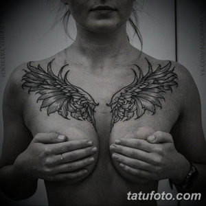 Фото красивые тату крылья 12.08.2019 №085 - beautiful tattoo wings - tatufoto.com