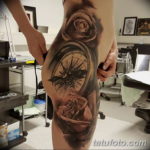 Фото красивые тату на бедре 12.08.2019 №003 - beautiful tattoos on the hip - tatufoto.com