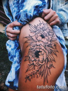 Фото красивые тату на бедре 12.08.2019 №005 - beautiful tattoos on the hip - tatufoto.com