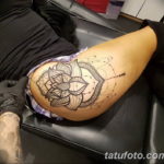 Фото красивые тату на бедре 12.08.2019 №007 - beautiful tattoos on the hip - tatufoto.com