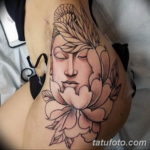 Фото красивые тату на бедре 12.08.2019 №020 - beautiful tattoos on the hip - tatufoto.com