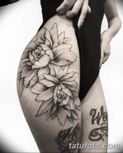Фото красивые тату на бедре 12.08.2019 №033 - beautiful tattoos on the hip - tatufoto.com
