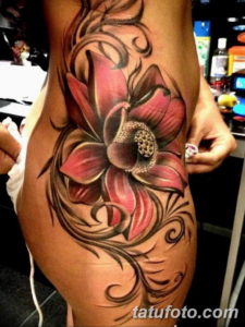 Фото красивые тату на бедре 12.08.2019 №077 - beautiful tattoos on the hip - tatufoto.com