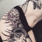 Фото красивые тату на бедре 12.08.2019 №080 - beautiful tattoos on the hip - tatufoto.com