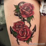 Фото красивые тату на бедре 12.08.2019 №086 - beautiful tattoos on the hip - tatufoto.com