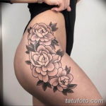 Фото красивые тату на бедре 12.08.2019 №088 - beautiful tattoos on the hip - tatufoto.com