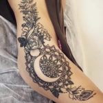Фото красивые тату на бедре 12.08.2019 №090 - beautiful tattoos on the hip - tatufoto.com