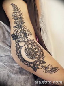 Фото красивые тату на бедре 12.08.2019 №090 - beautiful tattoos on the hip - tatufoto.com