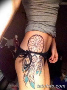 Фото красивые тату на бедре 12.08.2019 №092 - beautiful tattoos on the hip - tatufoto.com