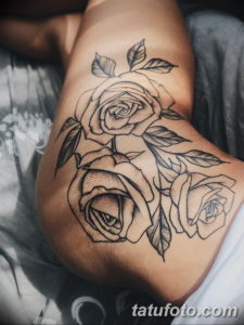 Фото красивые тату на бедре 12.08.2019 №098 - beautiful tattoos on the hip - tatufoto.com