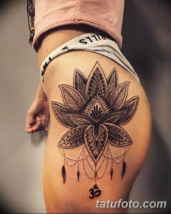 Фото красивые тату на бедре 12.08.2019 №100 - beautiful tattoos on the hip - tatufoto.com