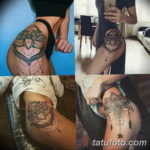 Фото красивые тату на бедре 12.08.2019 №107 - beautiful tattoos on the hip - tatufoto.com