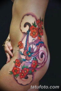 Фото красивые тату на бедре 12.08.2019 №114 - beautiful tattoos on the hip - tatufoto.com
