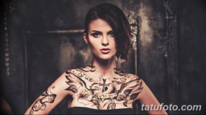 Фото красивые тату на груди 12.08.2019 №003 - beautiful tattoos on the chest - tatufoto.com