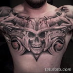 Фото красивые тату на груди 12.08.2019 №004 - beautiful tattoos on the chest - tatufoto.com