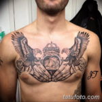 Фото красивые тату на груди 12.08.2019 №009 - beautiful tattoos on the chest - tatufoto.com