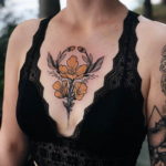Фото красивые тату на груди 12.08.2019 №010 - beautiful tattoos on the chest - tatufoto.com