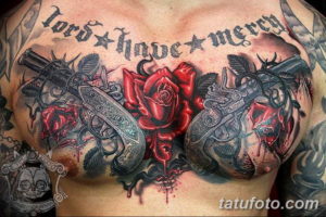 Фото красивые тату на груди 12.08.2019 №012 - beautiful tattoos on the chest - tatufoto.com
