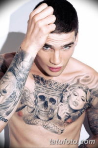Фото красивые тату на груди 12.08.2019 №015 - beautiful tattoos on the chest - tatufoto.com