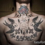 Фото красивые тату на груди 12.08.2019 №016 - beautiful tattoos on the chest - tatufoto.com