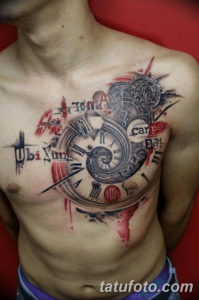 Фото красивые тату на груди 12.08.2019 №026 - beautiful tattoos on the chest - tatufoto.com