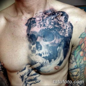 Фото красивые тату на груди 12.08.2019 №035 - beautiful tattoos on the chest - tatufoto.com