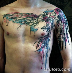Фото красивые тату на груди 12.08.2019 №039 - beautiful tattoos on the chest - tatufoto.com