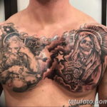 Фото красивые тату на груди 12.08.2019 №044 - beautiful tattoos on the chest - tatufoto.com