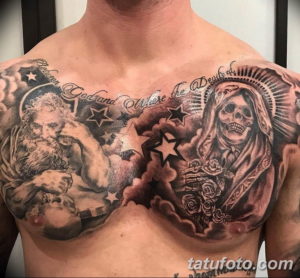 Фото красивые тату на груди 12.08.2019 №044 - beautiful tattoos on the chest - tatufoto.com