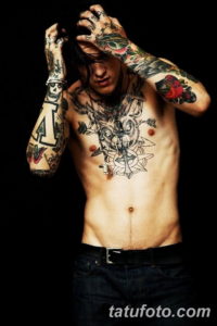 Фото красивые тату на груди 12.08.2019 №064 - beautiful tattoos on the chest - tatufoto.com